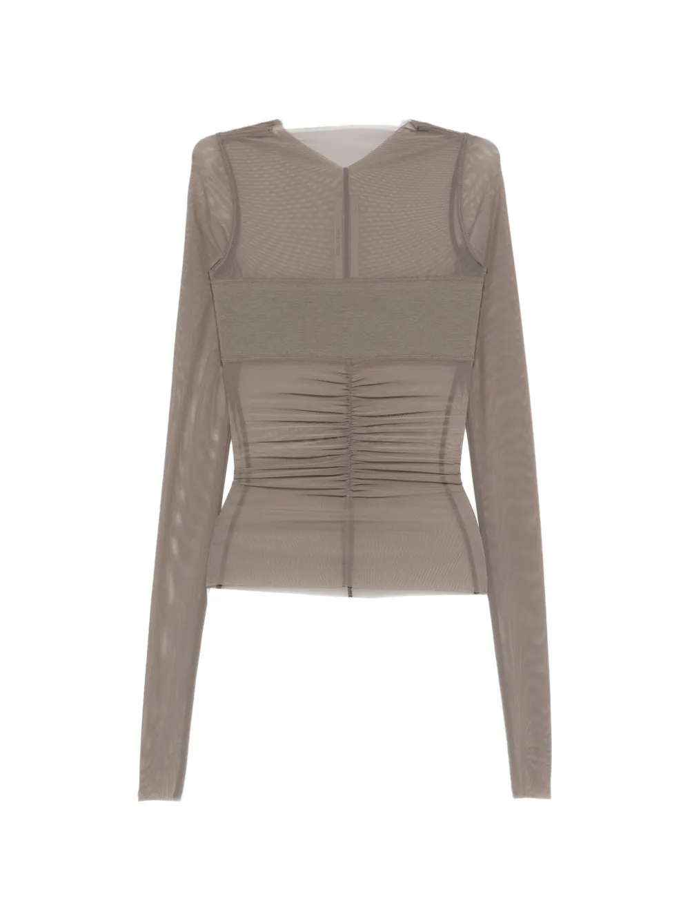 Rick Owens Temple long-sleeve top - Grigio
