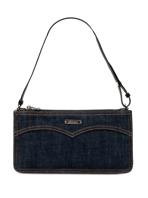 Miu Miu Pre-Owned 2010-2025 Denim shoulder bag