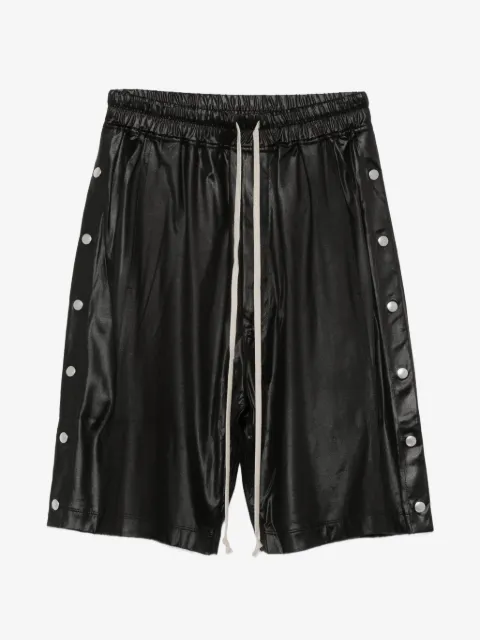 Rick Owens DRKSHDW Bermuda com botão e ajuste no cós