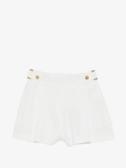 Elisabetta Franchi linen-blend shorts with straps