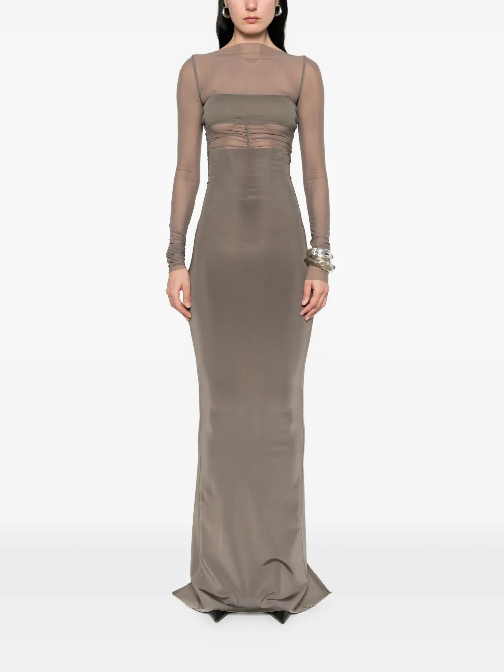 Rick Owens Dirt Coda maxi-rok Grijs