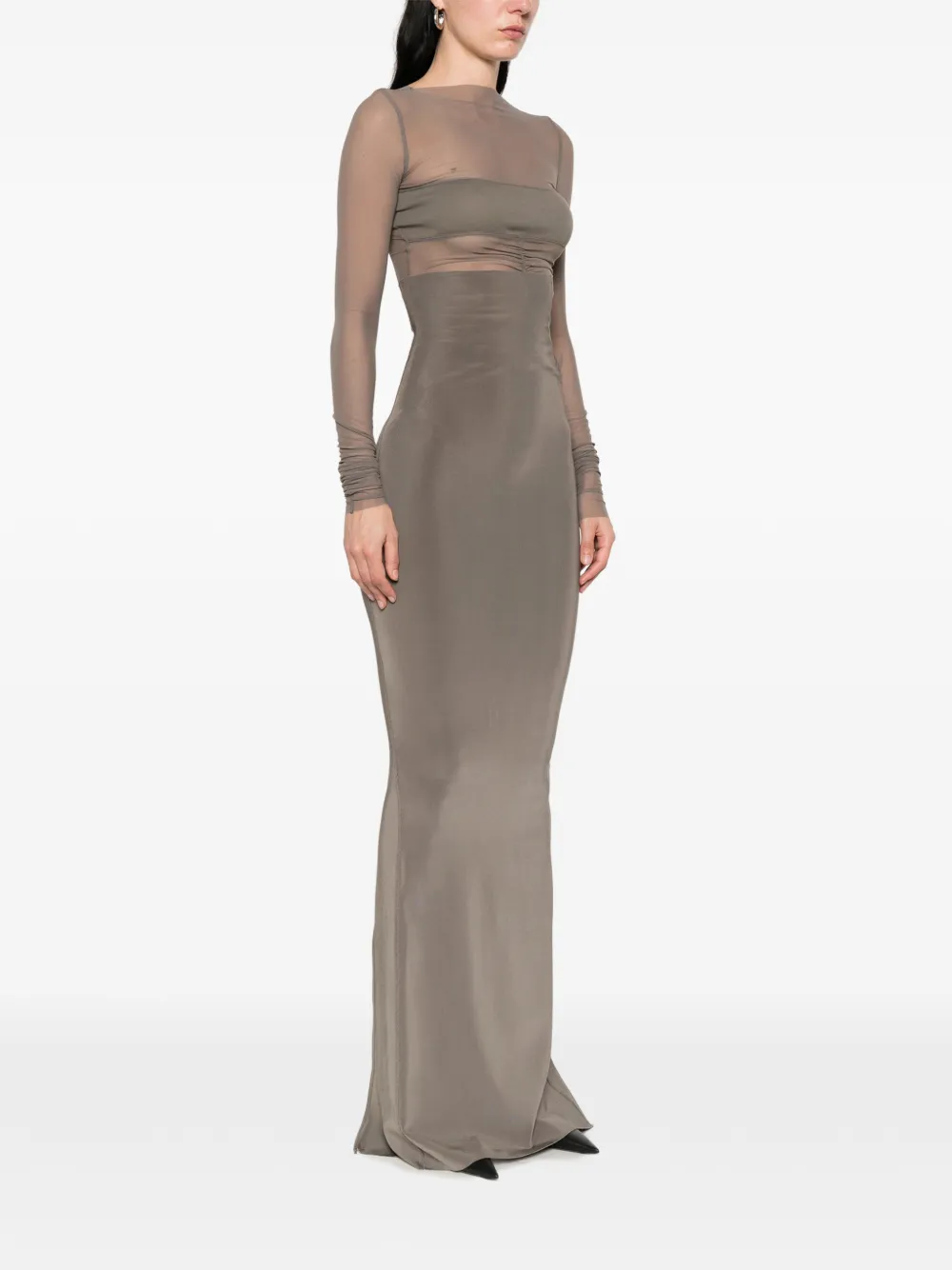 Rick Owens Dirt Coda maxi-rok Grijs