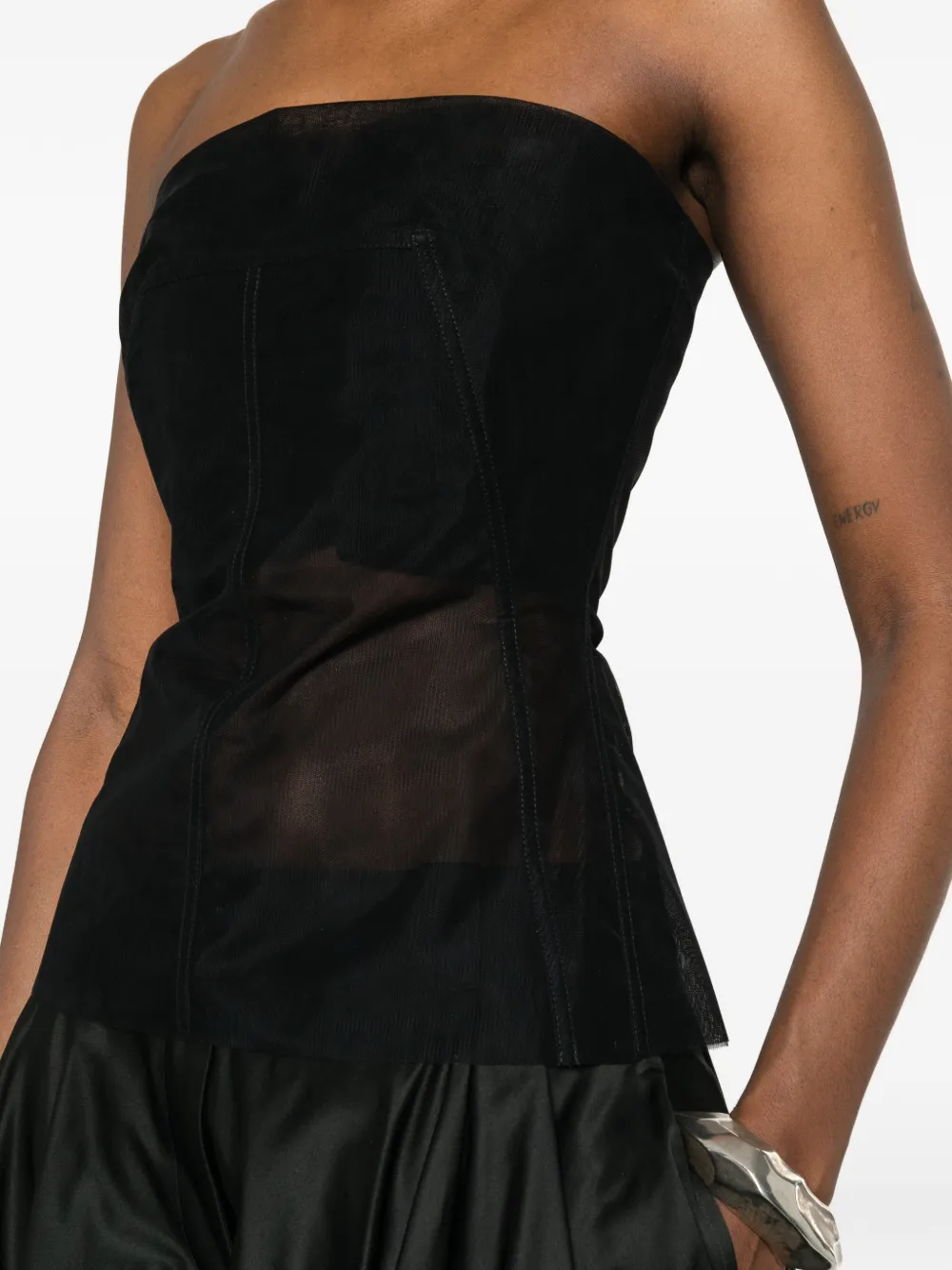 Rick Owens Bustiere top Zwart