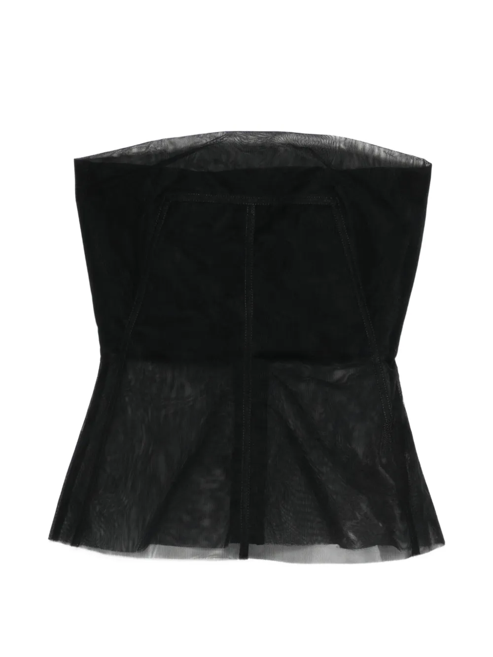 Rick Owens bustier top - Nero