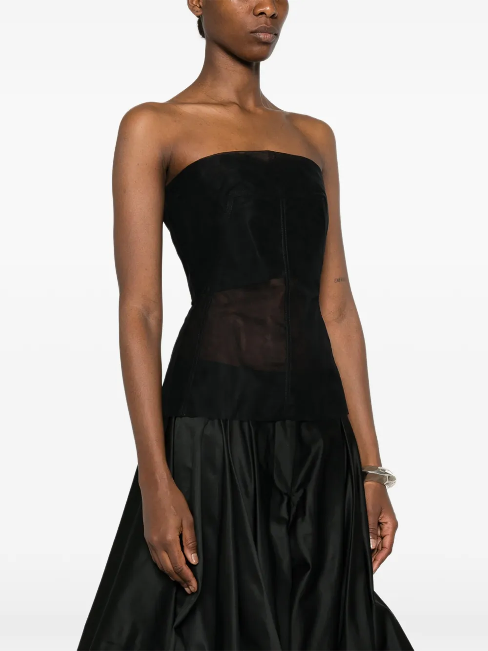 Rick Owens Bustiere top Zwart