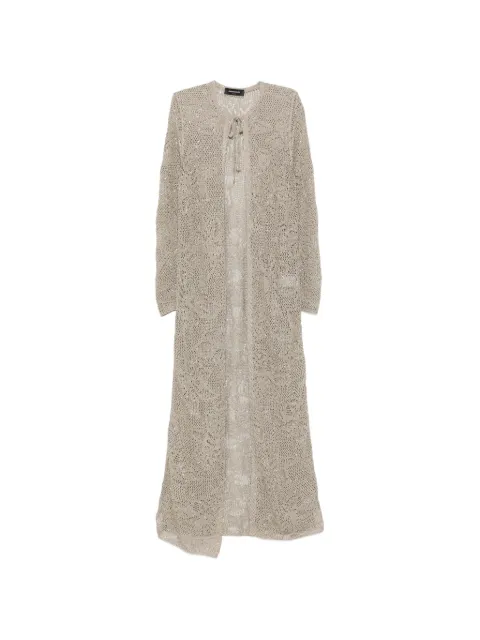 Fabiana Filippi tie-detail coat