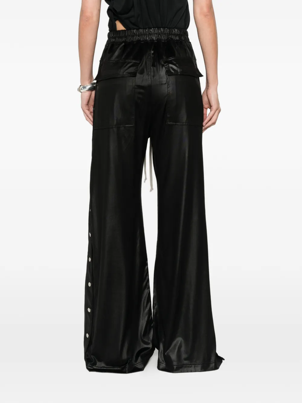Rick Owens DRKSHDW Pusher broek met wijde pijpen Zwart