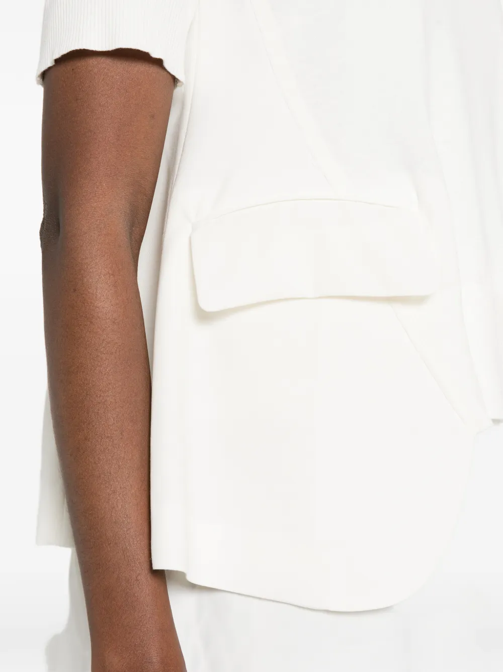 sacai T-shirt Wit