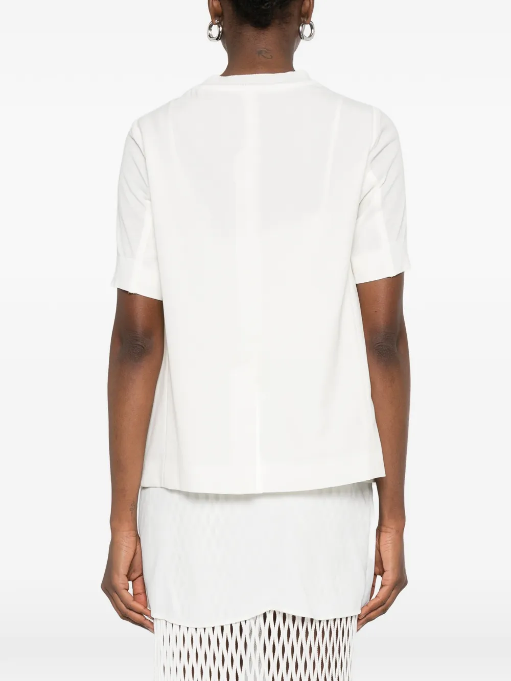 sacai T-shirt Wit