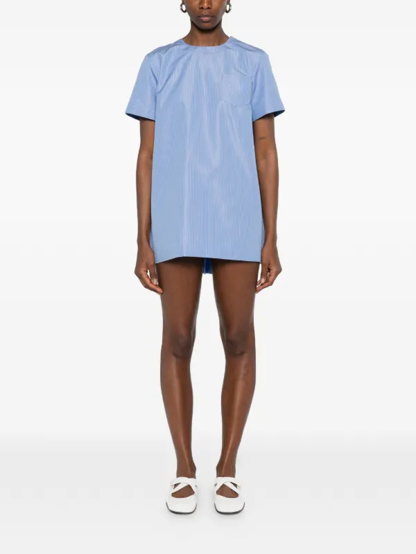 Sacai chest-pocket Striped Dress | Blue | FARFETCH ZA