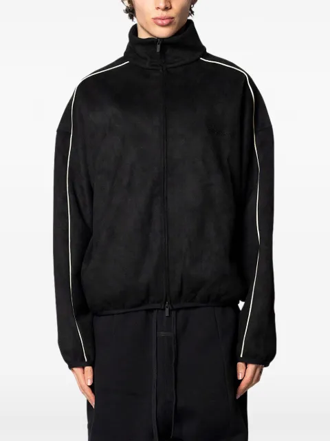 FEAR OF GOD ESSENTIALS piped faux-suede jacket