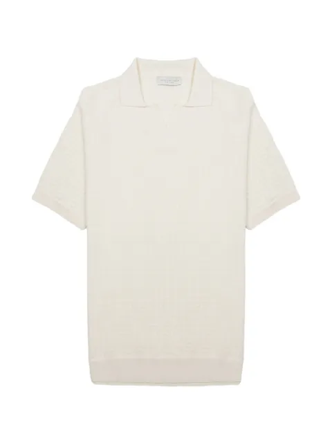 LUIGI GENTILE open-knit short-sleeve T-shirt