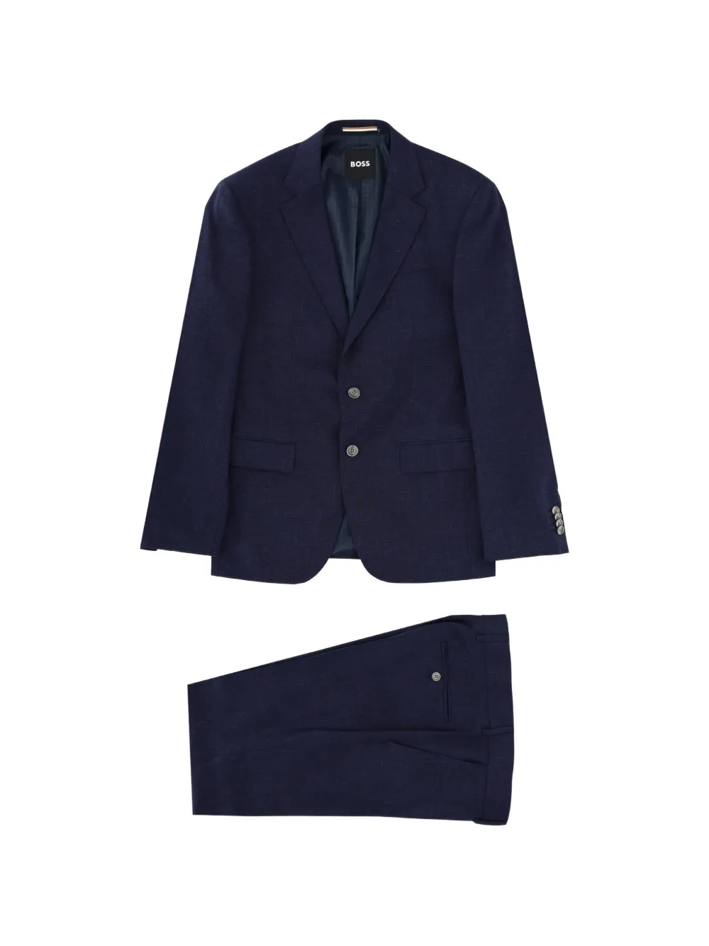 BOSS button two-piece suit - Blu