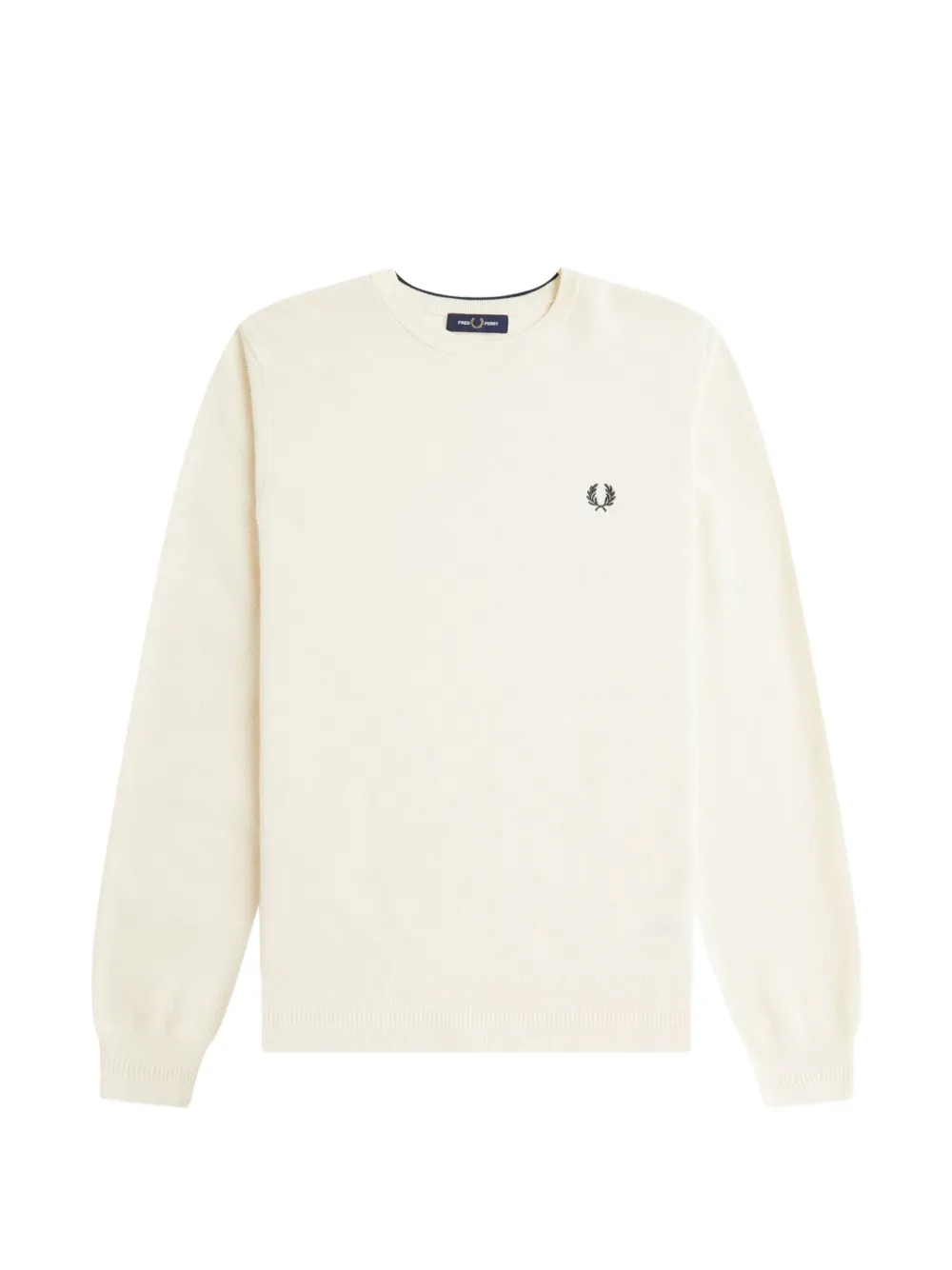 Fred Perry Laurel Wreath knit sweater - Nude