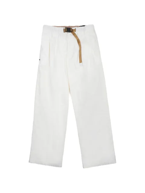 White Sand pantalones con cinturón