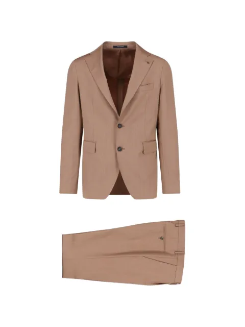 Tagliatore herringbone button suit