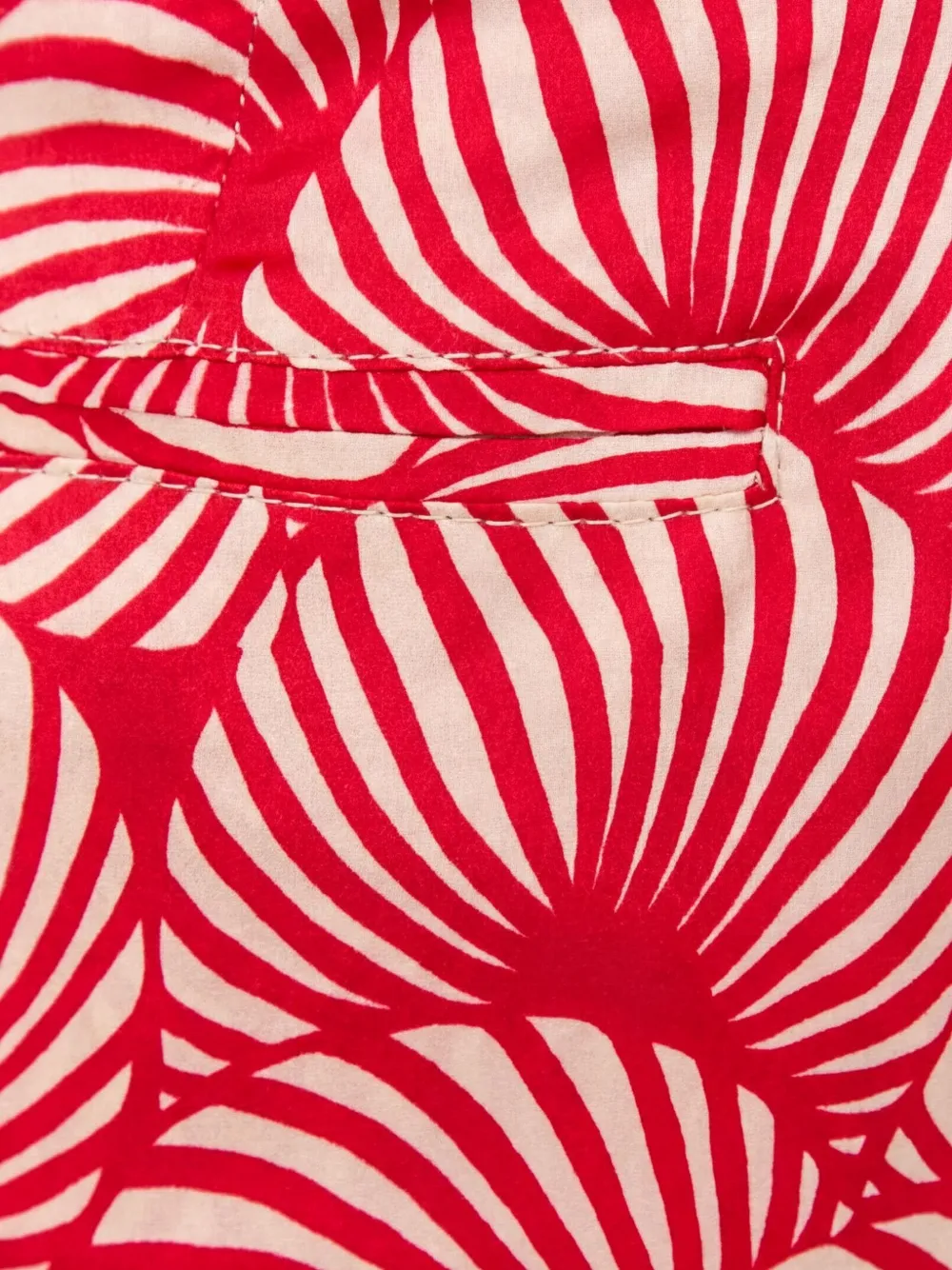 Morgan Liv broek met bloemenprint Rood