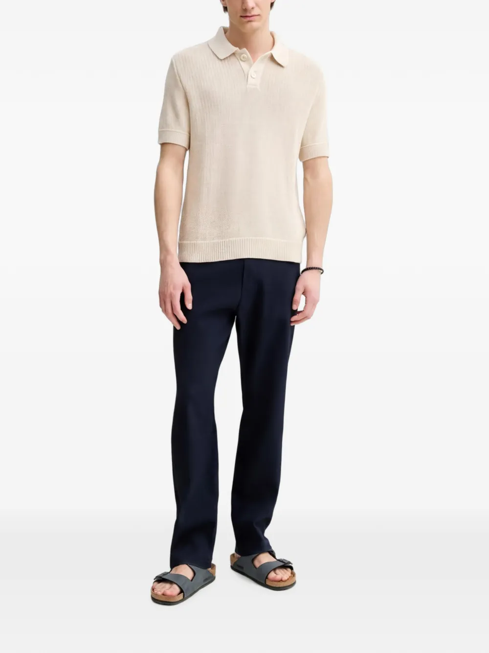Marc O'Polo Katoenen poloshirt Beige