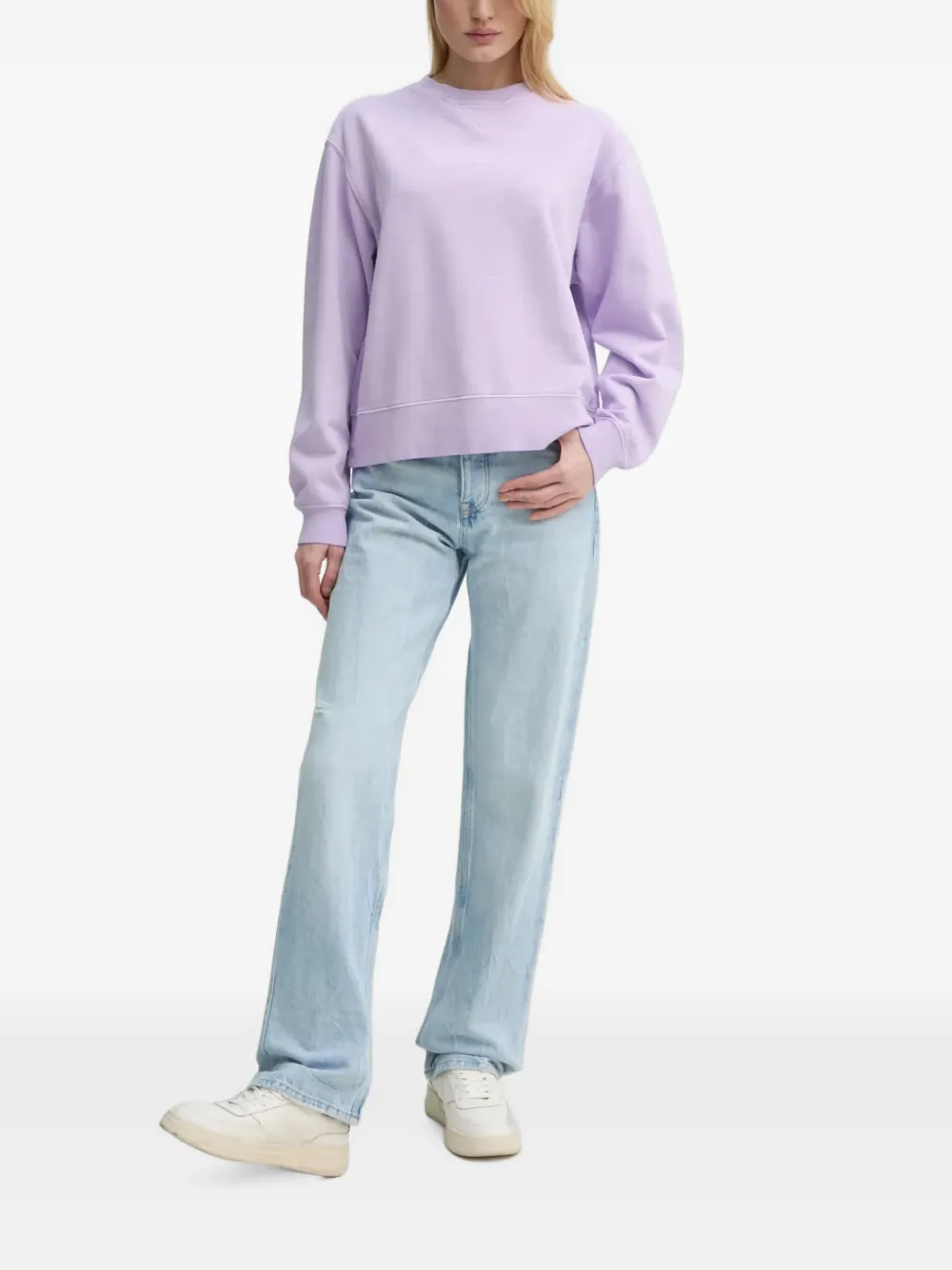 Marc O'Polo Sweater met ronde hals Paars