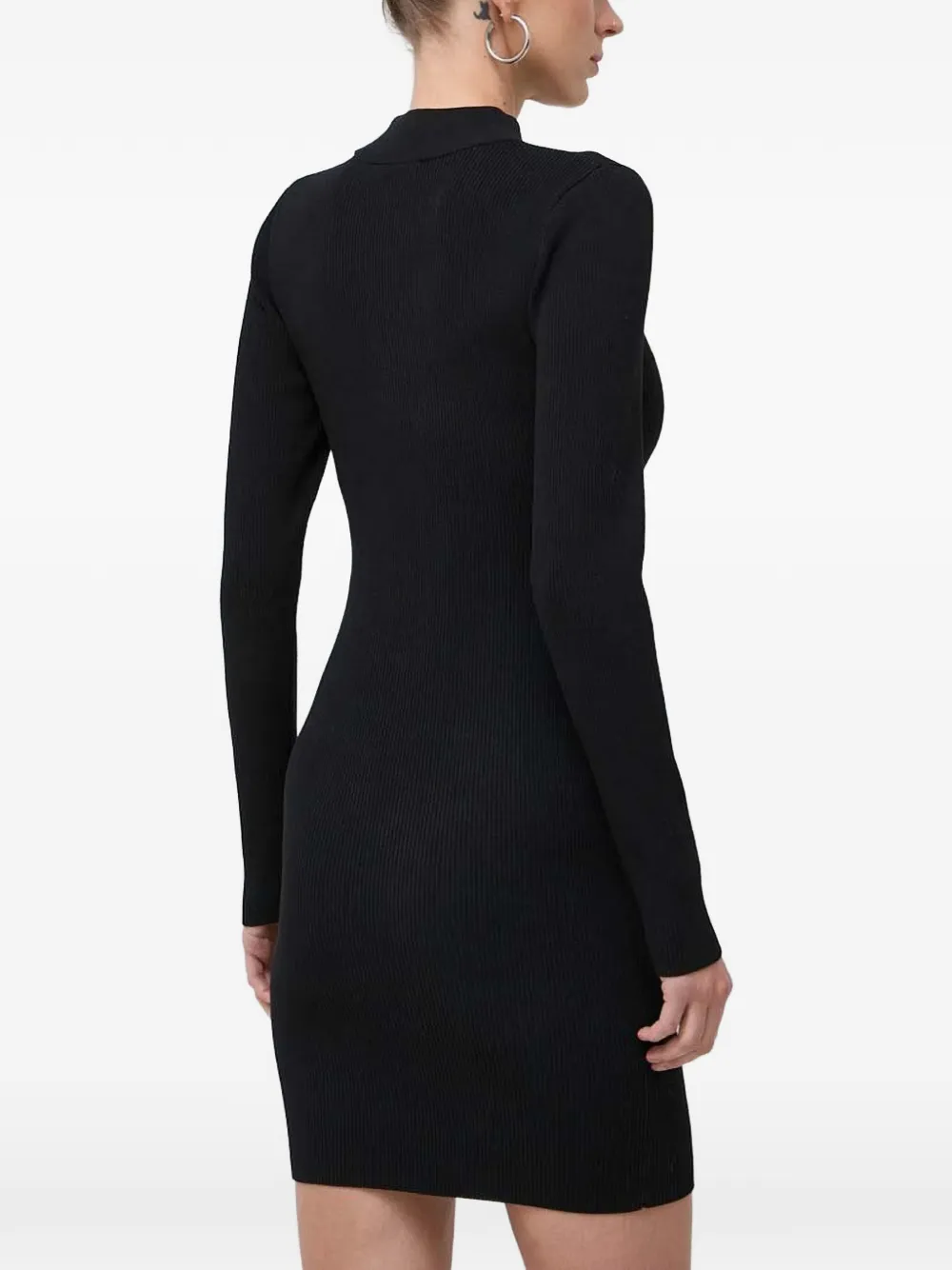 Morgan Shift mini-jurk met verfraaide details en uitgesneden details Zwart