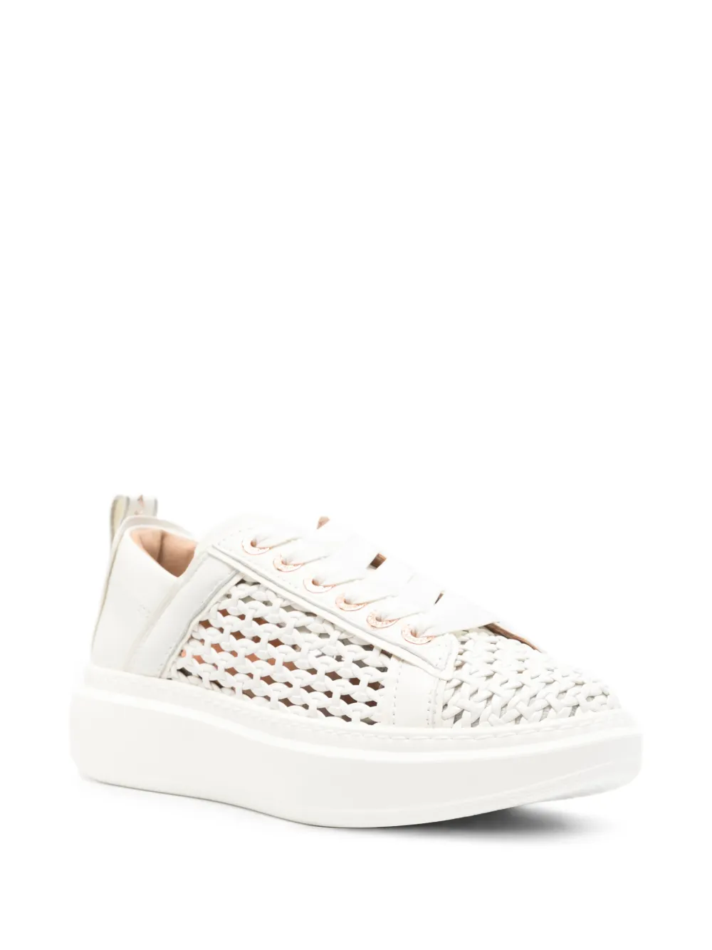 Alexander Smith Wembley leather sneakers Wit