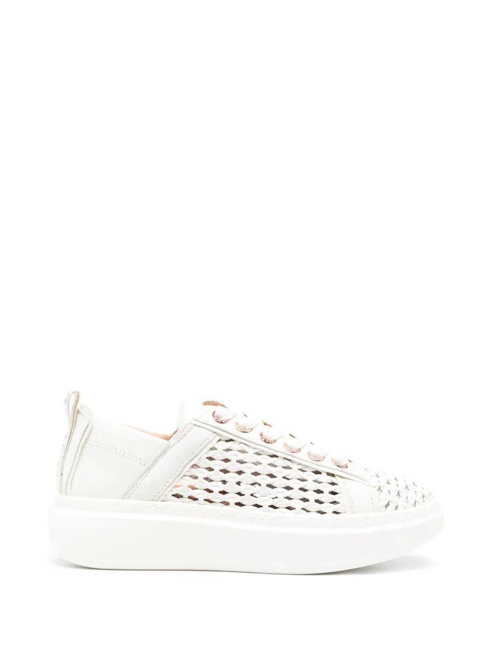 Alexander Smith Wembley leather sneakers Wit