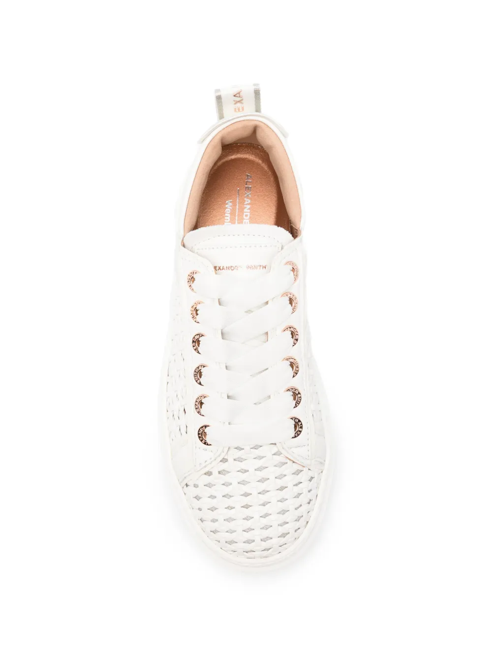 Alexander Smith Wembley leather sneakers Wit