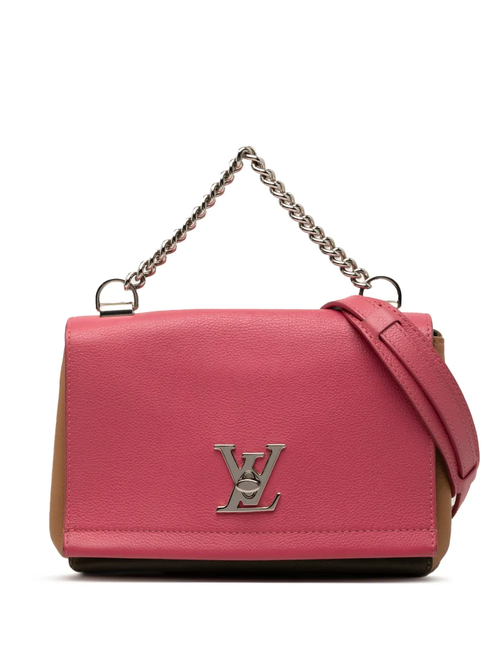 Louis Vuitton Pre-Owned 2021-2025 Tricolor Leather Lockme II BB satchel - Rosa