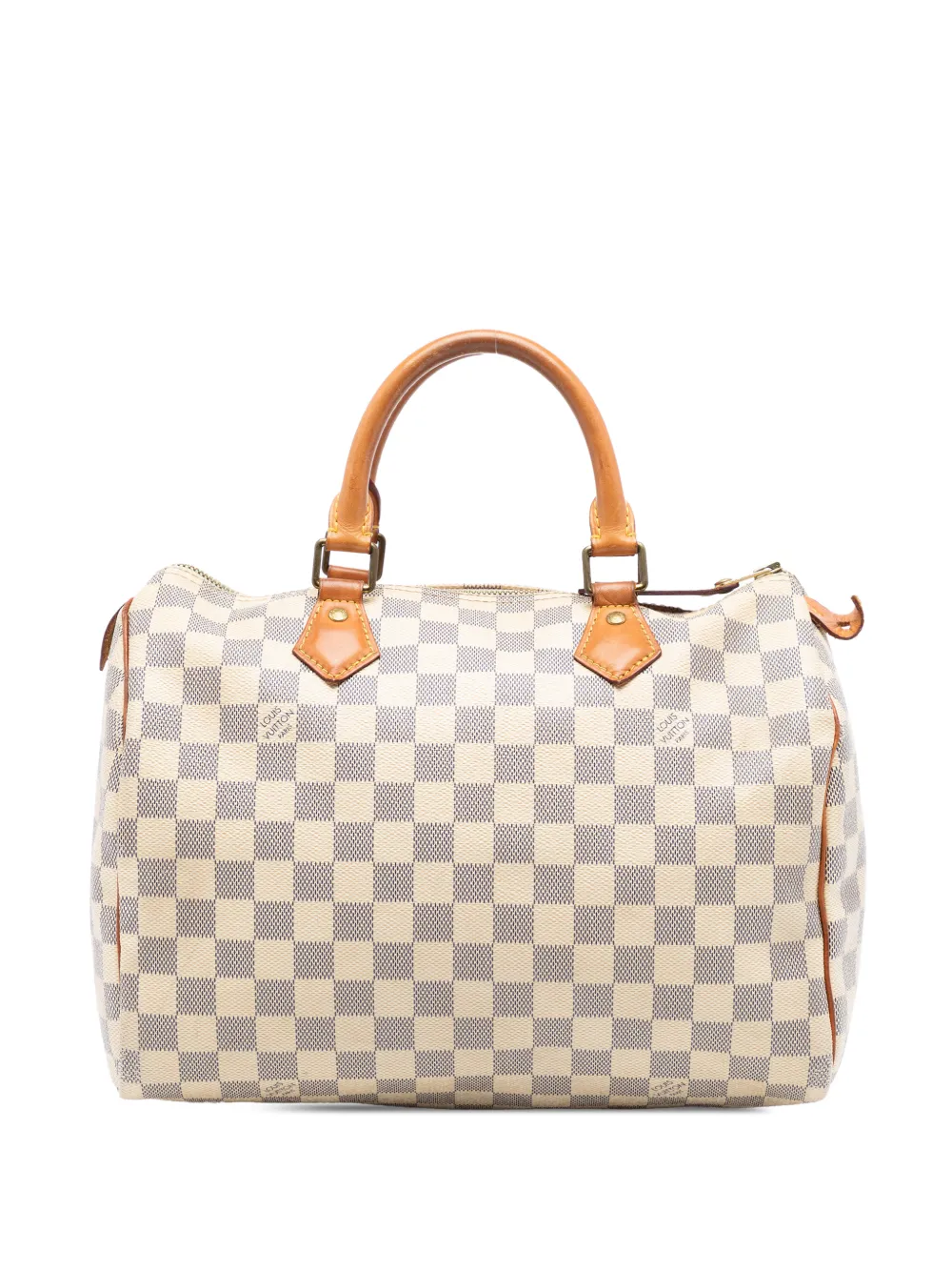 Louis Vuitton Pre-Owned 2015 Damier Azur Speedy 30 boston bag - White