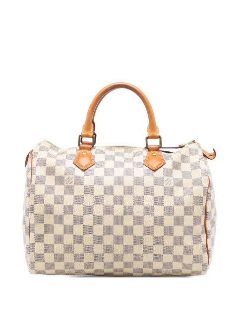 Louis Vuitton Pre-Owned bolsa boston Damier Azur Speedy 30 2015