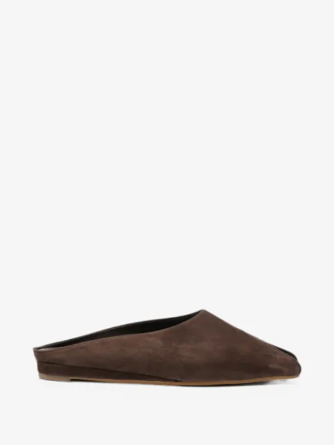 biancadi suede peep-toe sandals
