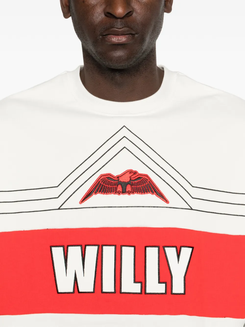 adidas x Willy Chavarria trui met logoprint Wit
