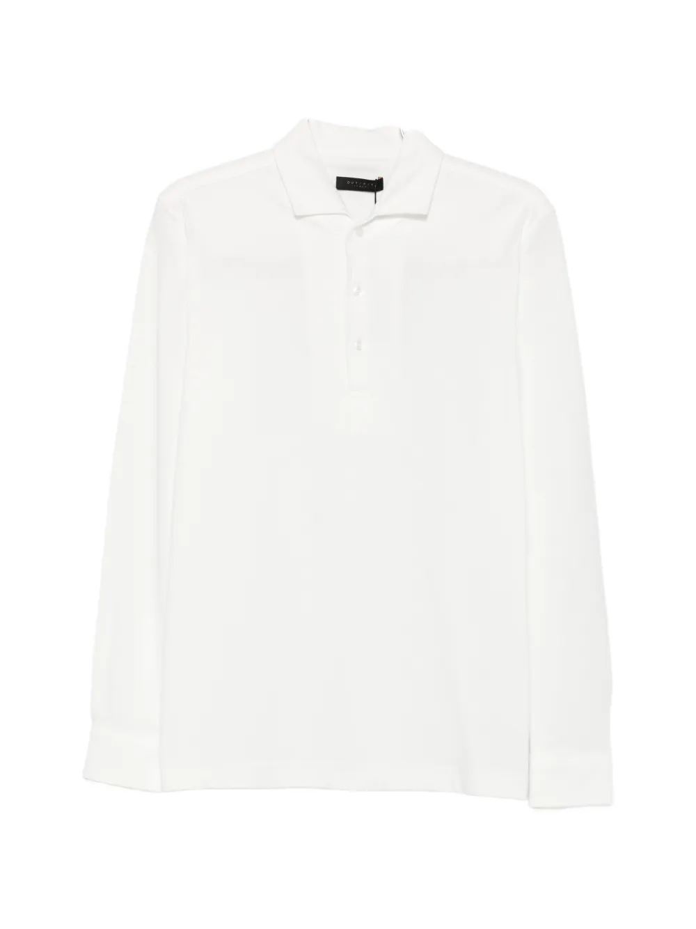 OUTFIT long-sleeve polo shirt - Bianco
