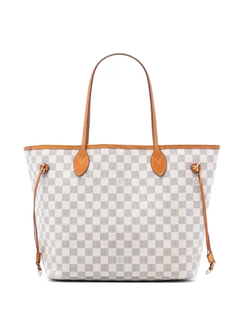 Louis Vuitton Pre-Owned Borsa tote Neverfull MM in tela Damier Azur 2016