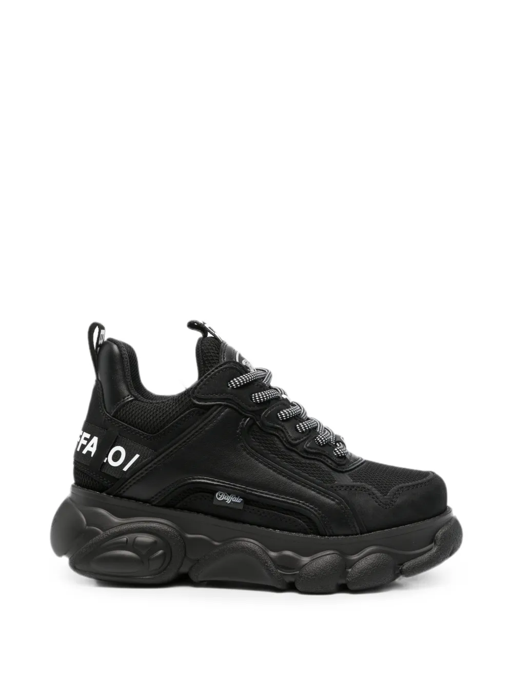 Buffalo logo-tape chunky-sole sneakers - Nero