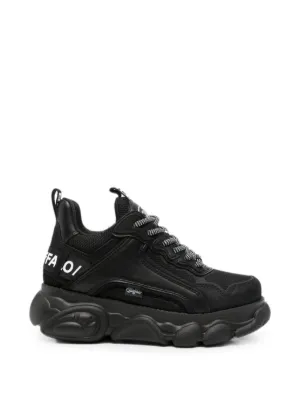 GROUNDS Moopie Flipper Sneakers | Black | FARFETCH IN