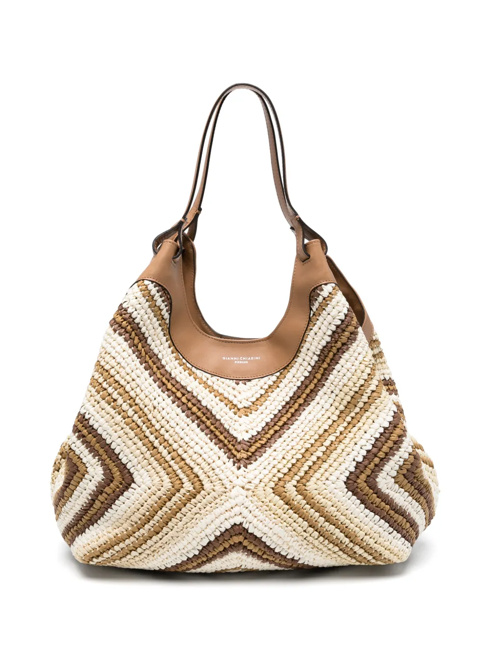 GIANNI CHIARINI Dua tote bag - Bianco