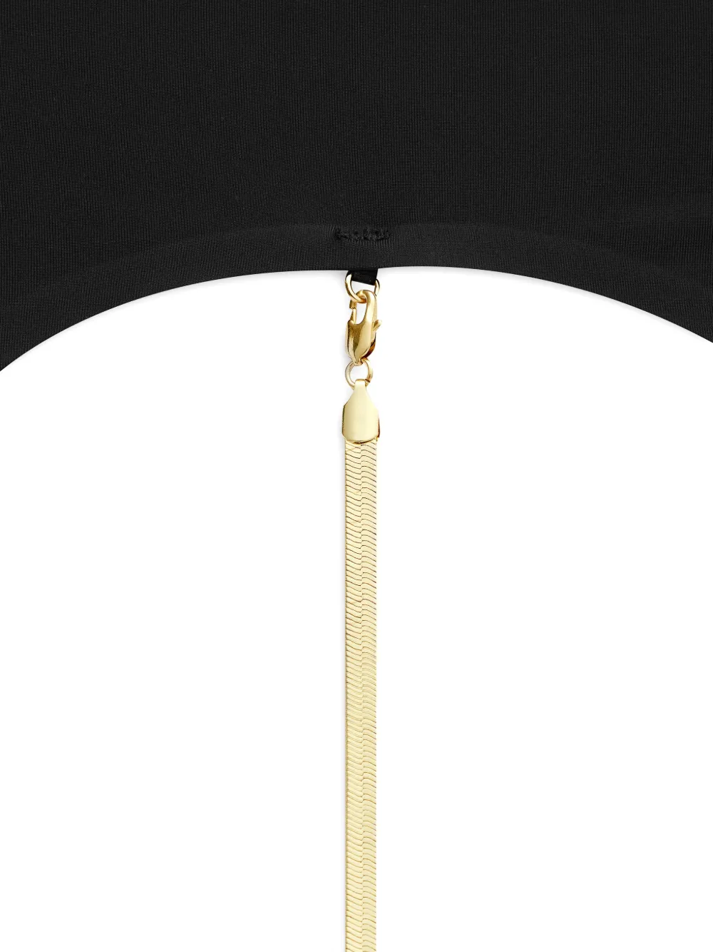 Maison Close Jurk met open rug Zwart