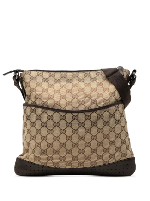 Gucci Pre-owned 2000-2015 GG Canvas Crossbody Bag in Brown