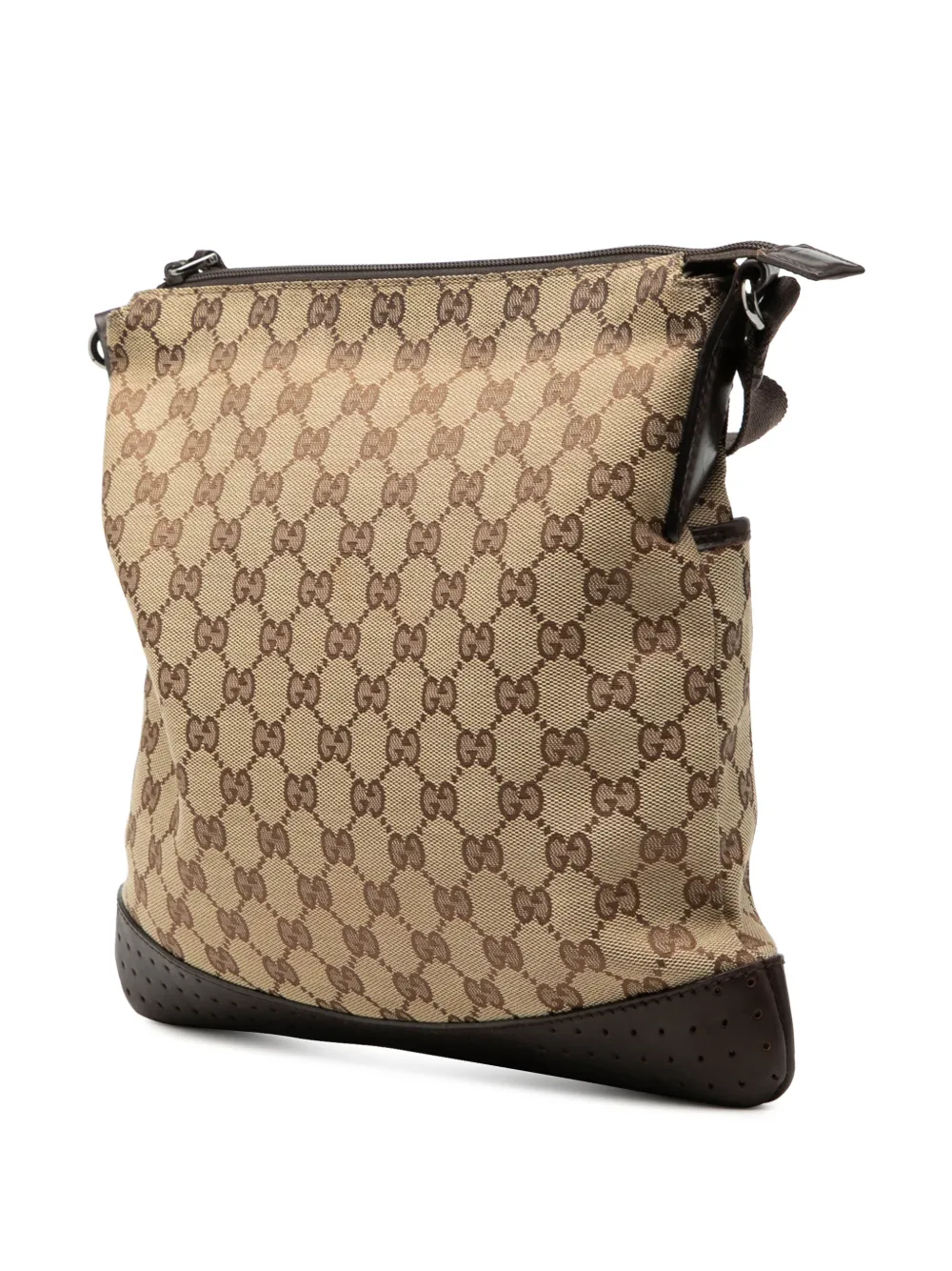Gucci Pre-owned 2000-2015 GG Canvas Crossbody Bag in Brown, view 3