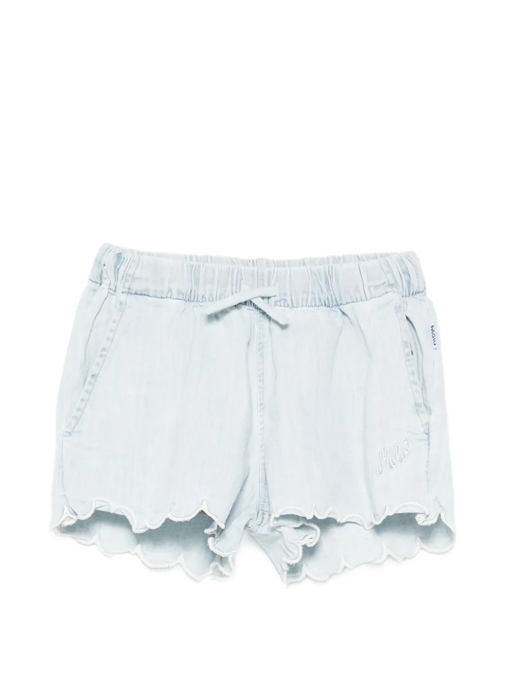 Molo Addie scalloped shorts - Blu