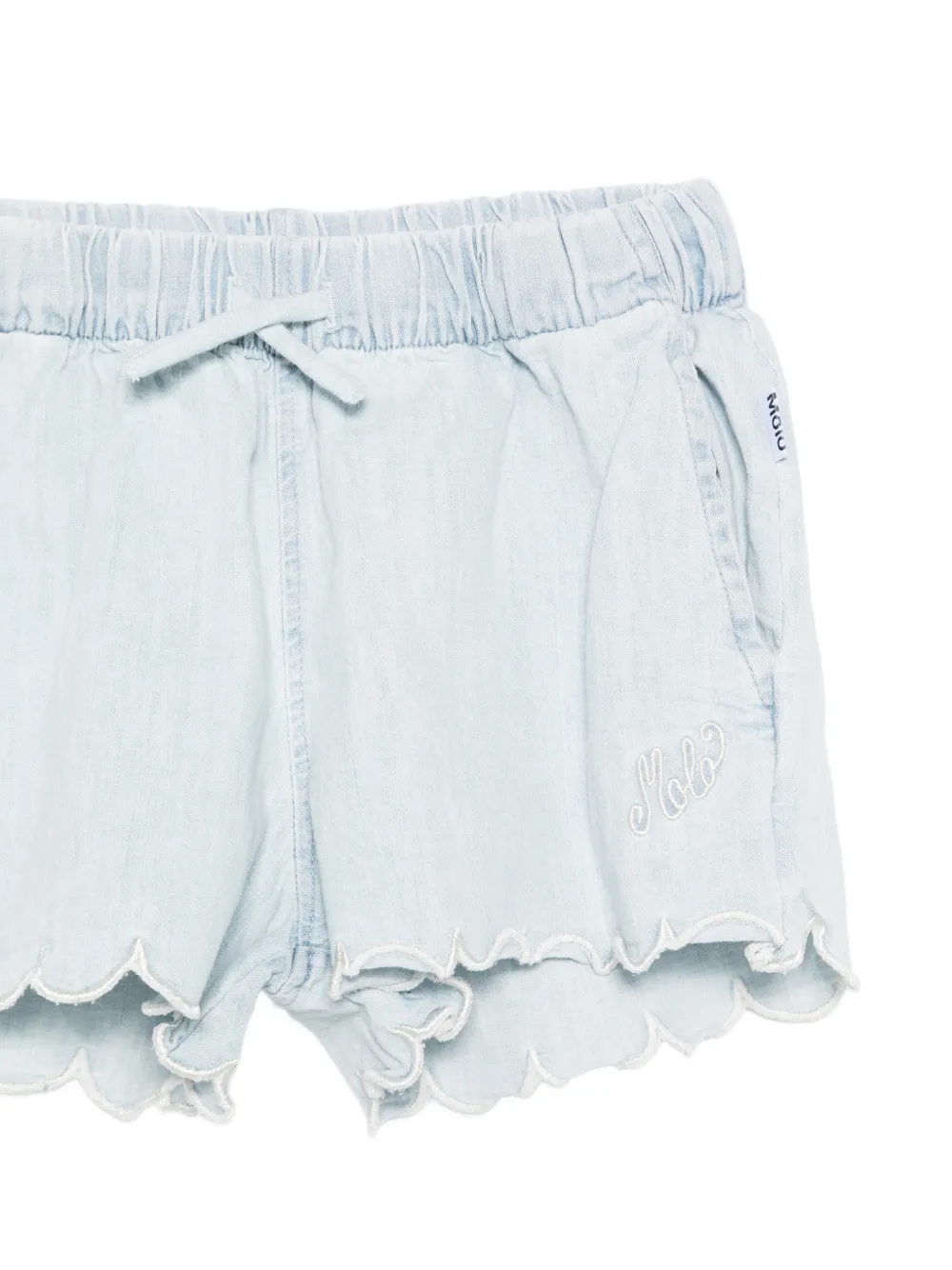 Molo Addie gewelfde shorts Blauw