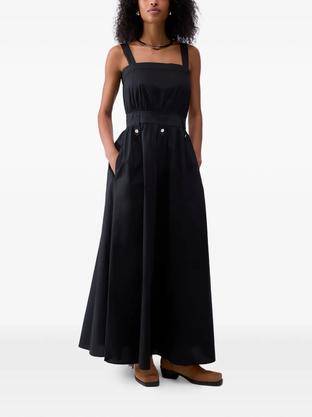  Liu Jo Belted Maxi Dress - Black 