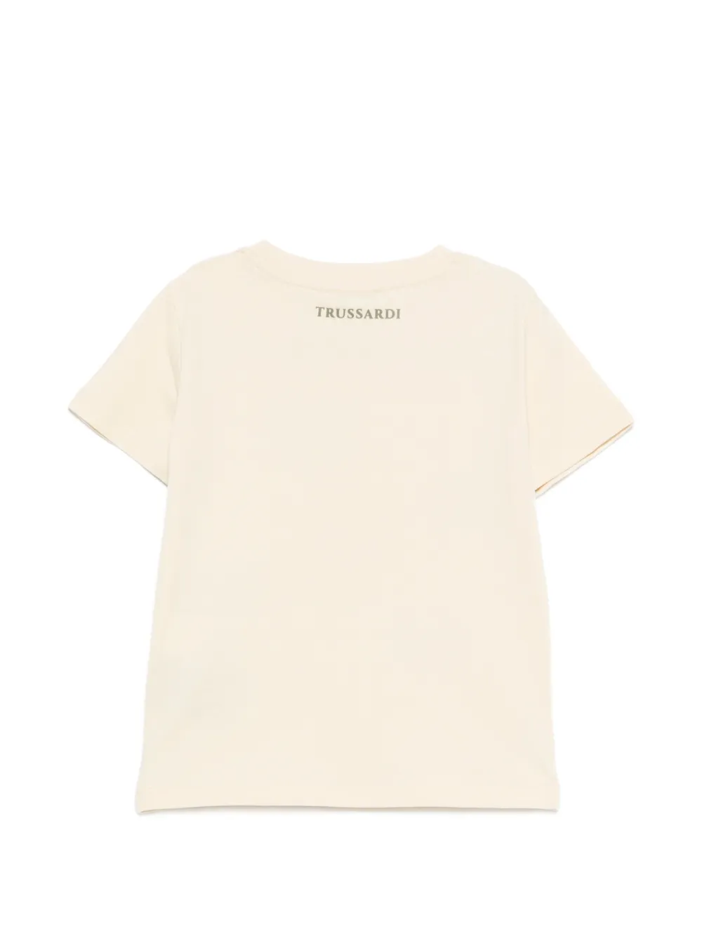TRUSSARDI JUNIOR T-shirt met grafische print Beige