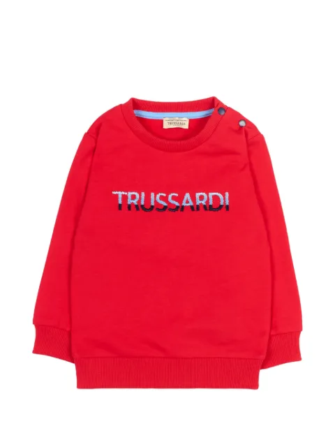 TRUSSARDI JUNIOR embroidered sweatshirt