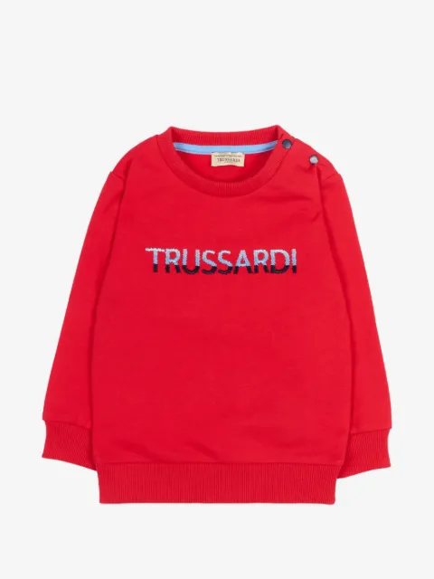 TRUSSARDI JUNIOR sudadera con bordado