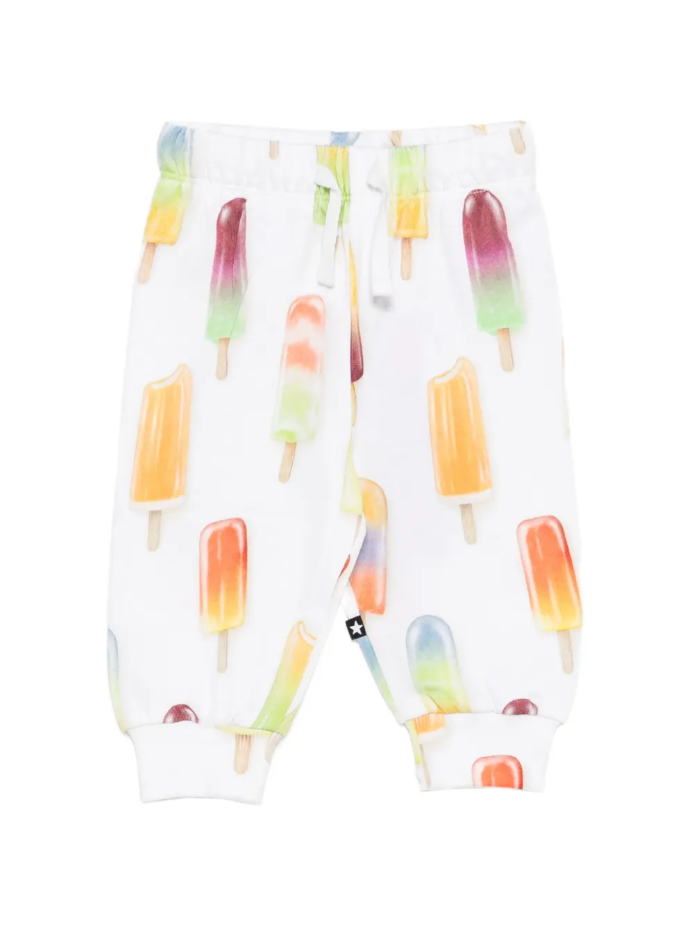 Molo Simeon drawstring-fastening track pants - Weiß