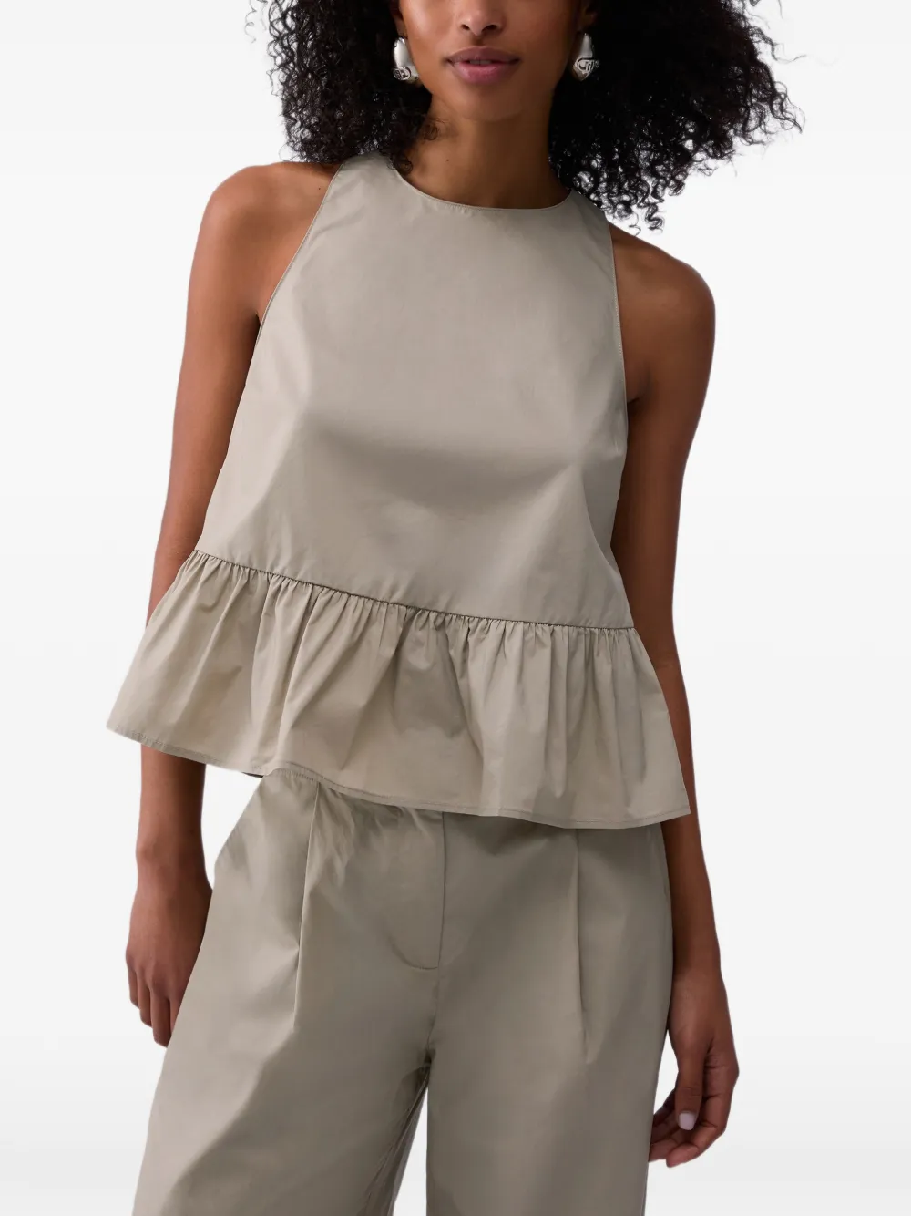  Liu Jo Round-neck Top - Neutrals 