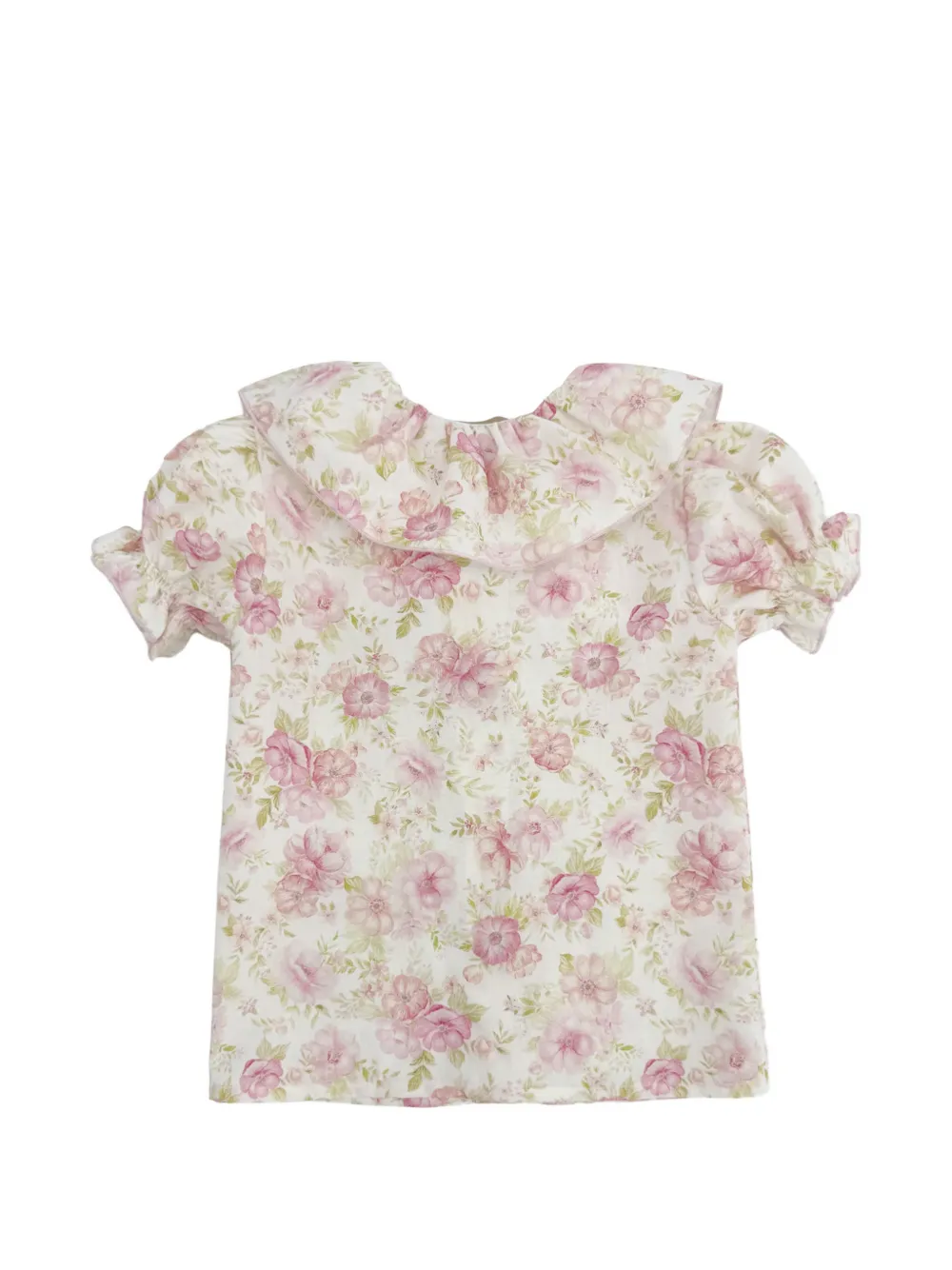  La Stupenderia Floral-pattern Blouse - White 