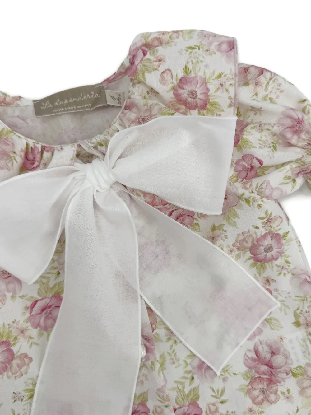  La Stupenderia Floral-pattern Blouse - White 